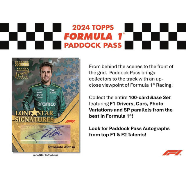 2024 Topps Paddock Pass Formula 1 F1 Hobby 8Box case