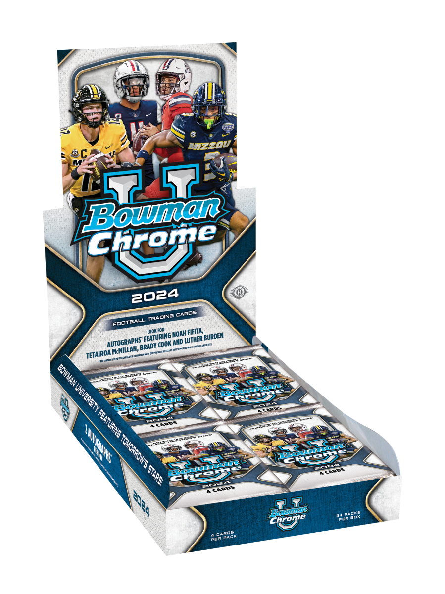 2024 Bowman University Chrome Football Hobby Box