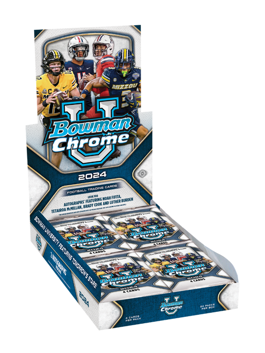 2024 Bowman University Chrome Football Hobby Box