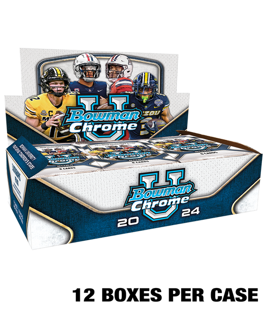 2024 Bowman University Chrome Football Jumbo Box