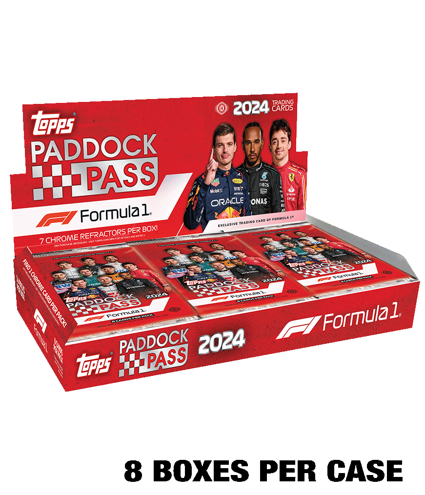 2024 Topps Paddock Pass Formula 1 F1 Hobby 8Box case