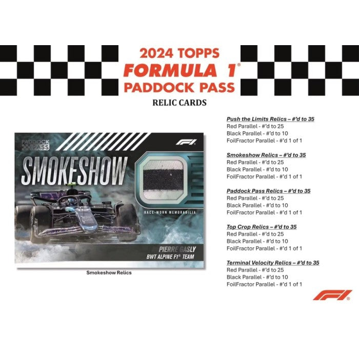 2024 Topps Paddock Pass Formula 1 F1 Hobby 8Box case