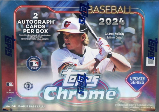 MLB 2024 TOPPS CHROME UPDATES BREAKER DELIGHT 10-box Cases