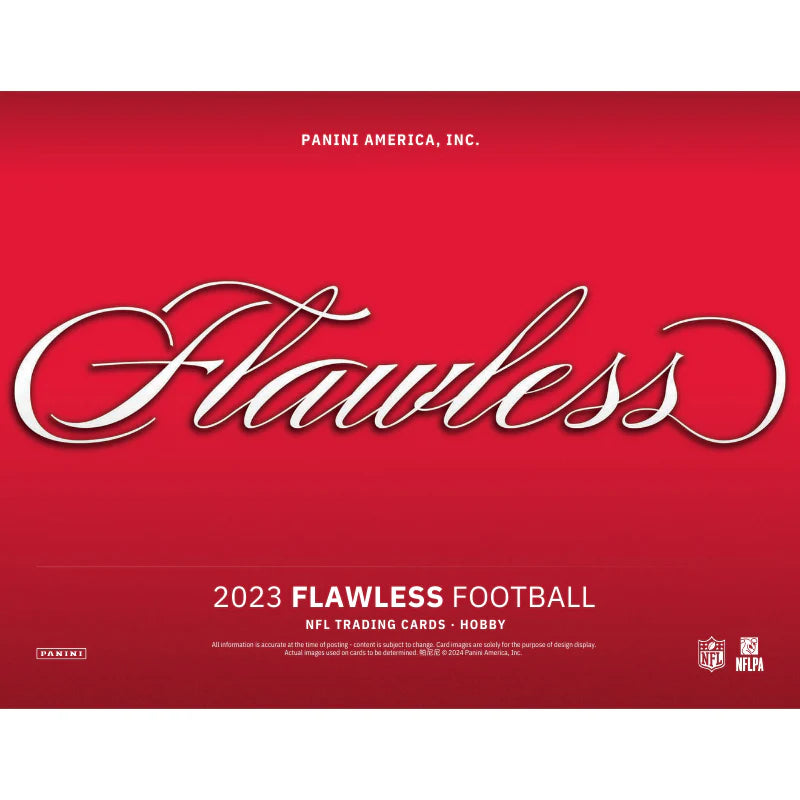 2023 Panini Flawless Football Hobby 2 Box Case